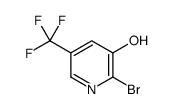 2-Bromo-5-(trifluoromethyl)pyridin-3-ol结构式