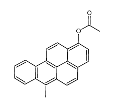 6-methylbenzo[pqr]tetraphen-1-yl acetate结构式