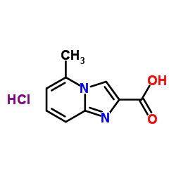 5-Methylimidazo[1,2-a]pyridine-2-carboxylic acid hydrochloride (1:1) Structure