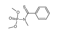 dimethyl N-thiobenzoyl-N-methylphosphoramidate Structure