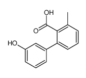 2-(3-hydroxyphenyl)-6-methylbenzoic acid Structure