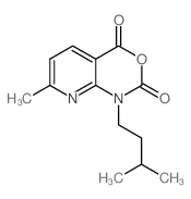 1-Isopentyl-7-methyl-1H-pyrido[2,3-d][1,3]oxazine-2,4-dione structure