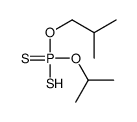 2-methylpropoxy-propan-2-yloxy-sulfanyl-sulfanylidene-λ5-phosphane结构式