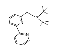 6-((di-tert-butylphosphino)methyl)-2,2'-bipyridine结构式