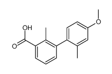 4'-METHOXY-2,2'-DIMETHYL-[1,1'-BIPHENYL]-3-CARBOXYLIC ACID structure