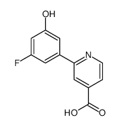 2-(3-fluoro-5-hydroxyphenyl)pyridine-4-carboxylic acid Structure