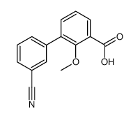 3-(3-cyanophenyl)-2-methoxybenzoic acid结构式