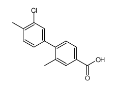 4-(3-chloro-4-methylphenyl)-3-methylbenzoic acid Structure