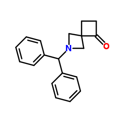 2-(Diphenylmethyl)-2-azaspiro[3.3]heptan-5-one结构式