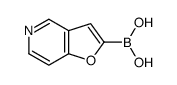 furo[3,2-c]pyridin-2-ylboronic acid结构式