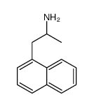 1-naphthalen-1-ylpropan-2-amine结构式
