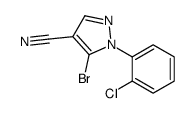 5-BROMO-1-(2-CHLOROPHENYL)-1H-PYRAZOLE-4-CARBONITRILE picture
