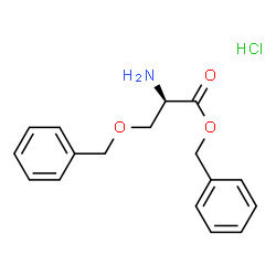 O-Benzyl-D-serine benzyl ester hydrochloride Structure