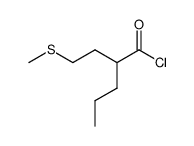 2-(2-(methylthio)ethyl)pentanoyl chloride Structure