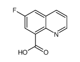 6-氟喹啉-8-羧酸结构式