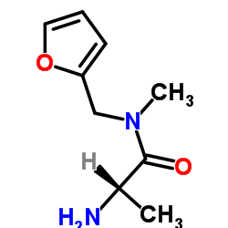 N-(2-Furylmethyl)-N-methylalaninamide Structure