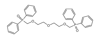 1,9-bis(diphenylphosphinoyl)-2,5,8-trioxanonane结构式
