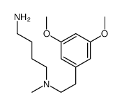 N'-[2-(3,5-dimethoxyphenyl)ethyl]-N'-methylbutane-1,4-diamine结构式
