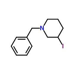 1-Benzyl-3-iodopiperidine结构式