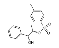 (1R,2S)-1-hydroxy-1-phenylpropan-2-yl 4-methylbenzenesulfonate结构式