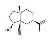 (1S,3aS,6R,7aS)-7a-ethinyl-3a-methyl-6-(prop-1-en-2-yl)octahydro-1H-inden-1-ol Structure