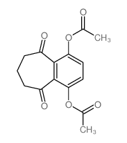 (11-acetyloxy-2,6-dioxo-8-bicyclo[5.4.0]undeca-7,9,11-trienyl) acetate Structure