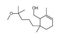 [6-(4-methoxy-4-methylpentyl)-2,6-dimethylcyclohex-2-en-1-yl]methanol结构式