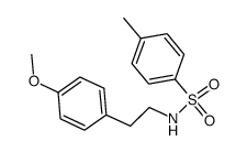 4-methyl-N-[2-(4-methoxyphenyl)ethyl]benzenesulfonamide Structure