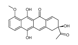 7,11-dideoxydaunomycinone quinone methide Structure