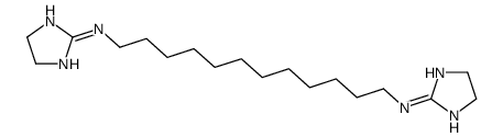 N,N'-bis(4,5-dihydro-1H-imidazol-2-yl)dodecane-1,12-diamine Structure