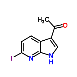 1-(6-Iodo-1H-pyrrolo[2,3-b]pyridin-3-yl)ethanone picture