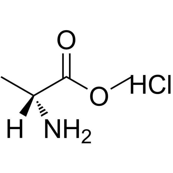 H-D-Ala-OMe.HCl structure