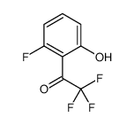 2,2,2-Trifluoro-1-(2-fluoro-6-hydroxyphenyl)ethanone结构式
