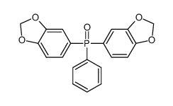 bis(benzo[d][1,3]dioxol-5-yl)(phenyl)phosphine oxide结构式