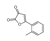 5-(2-methylphenyl)furan-2,3-dione Structure