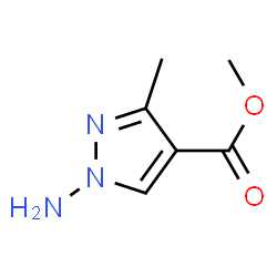 1H-Pyrazole-4-carboxylicacid,1-amino-3-methyl-,methylester(9CI) structure