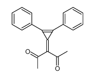 3-(2,3-diphenylcycloprop-2-en-1-ylidene)pentane-2,4-dione结构式