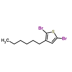 聚(3-己基噻吩-2,5-二基)结构式