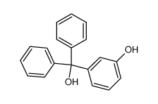 α,α-diphenyl-m-hydroxybenzyl alcohol结构式