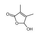 2-hydroxy-3,4-dimethyl-2H-furan-5-one Structure