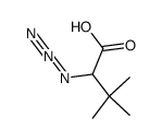 2-azido-3,3-dimethylbutanoic acid结构式