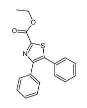 4,5-二苯基噻唑-2-羧酸乙酯结构式