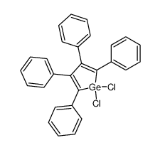 1,1-dichloro-2,3,4,5-tetraphenyl-1-germacyclopenta-2,4-diene Structure