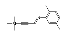 N-(2,5-dimethylphenyl)-3-trimethylsilylprop-2-yn-1-imine结构式