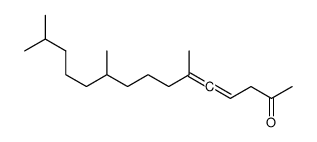 6,10,14-trimethylpentadeca-4,5-dien-2-one结构式