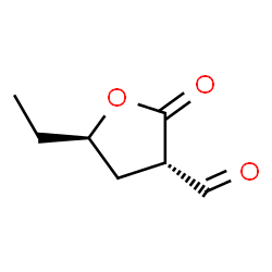 3-Furancarboxaldehyde, 5-ethyltetrahydro-2-oxo-, trans- (9CI) Structure