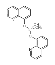 Tin,dimethylbis(8-quinolinolato-N1,O8)- (9CI) Structure