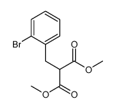 dimethyl 2-[(2-bromophenyl)methyl]propanedioate Structure