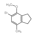 5-BROMO-4-METHOXY-7-METHYLINDANE structure