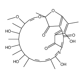 25-Deacetoxy-25-hydroxyrifamycin S结构式